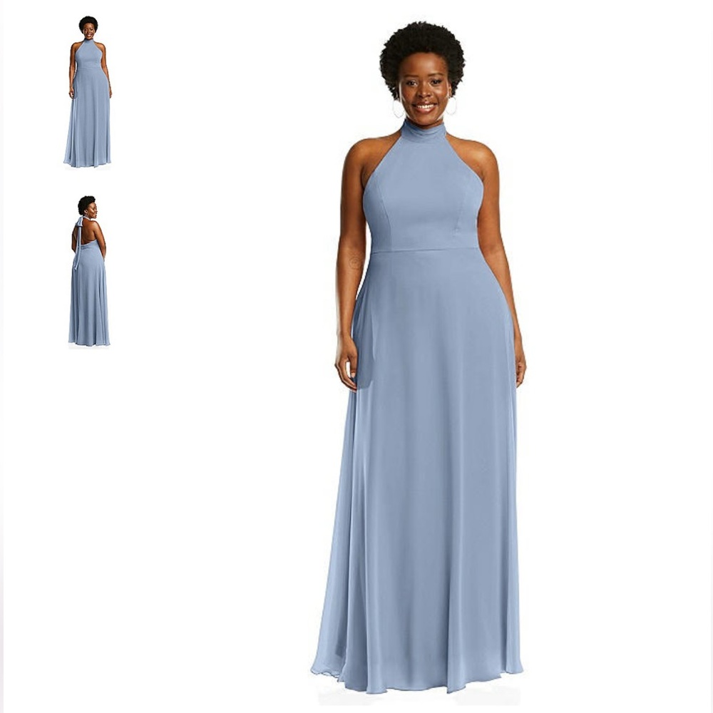 After Six Bridesmaids Dress - Blue - not altered!